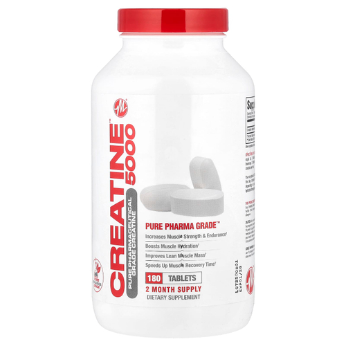 Metabolic Nutrition, Creatine 5000 ™, 180 таблеток (1666 мг в каждой таблетке)