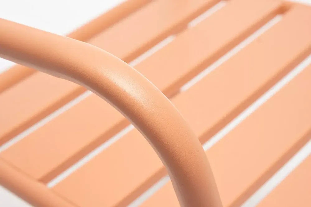 "Дионис" стул стальной, цвет светло-коралловый