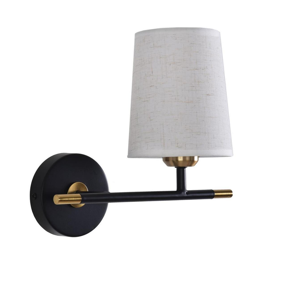 8359/1W CLASSI медь/черный/белый, металл/текстиль Бра E27 60W 240V CLAUDI