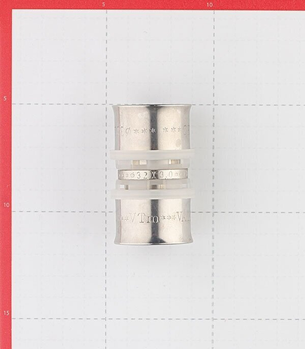 Муфта VALTEC VTm.203.N.003232 32x32 пресс соединитель