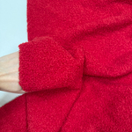 Трикотажный барашек/Букле Красный