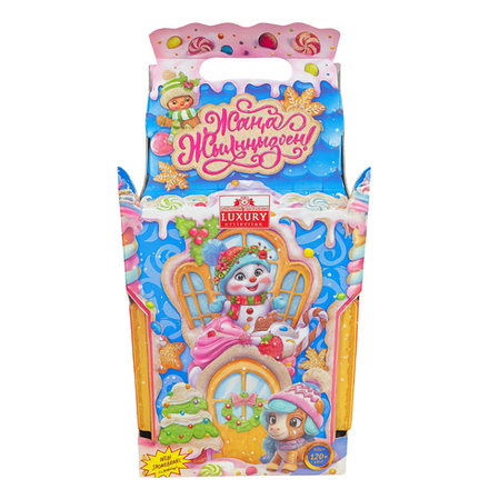 Новогодний подарок Пряничный домик 700 гр