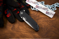 Нож Civivi Brazen C2023C, сталь D2 BlackWash, Black G10