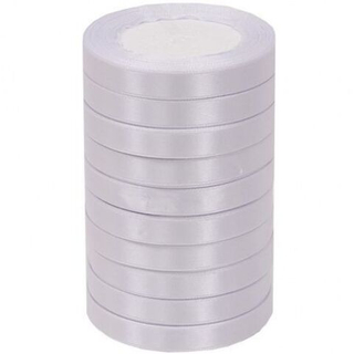 Лента Атласная 1,2см*22,85 м Белый