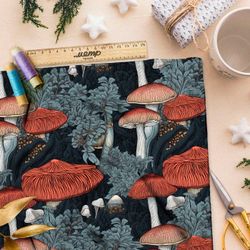 Ткань премиум дюспо фантазийный лес