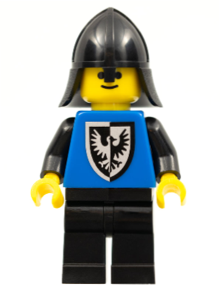 Минифигурка LEGO cas101 Рыцарь Чёрных Соколов (Болтается левая рука)