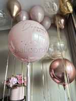 Набор шаров " Золота и пудра " Дизайн № 3