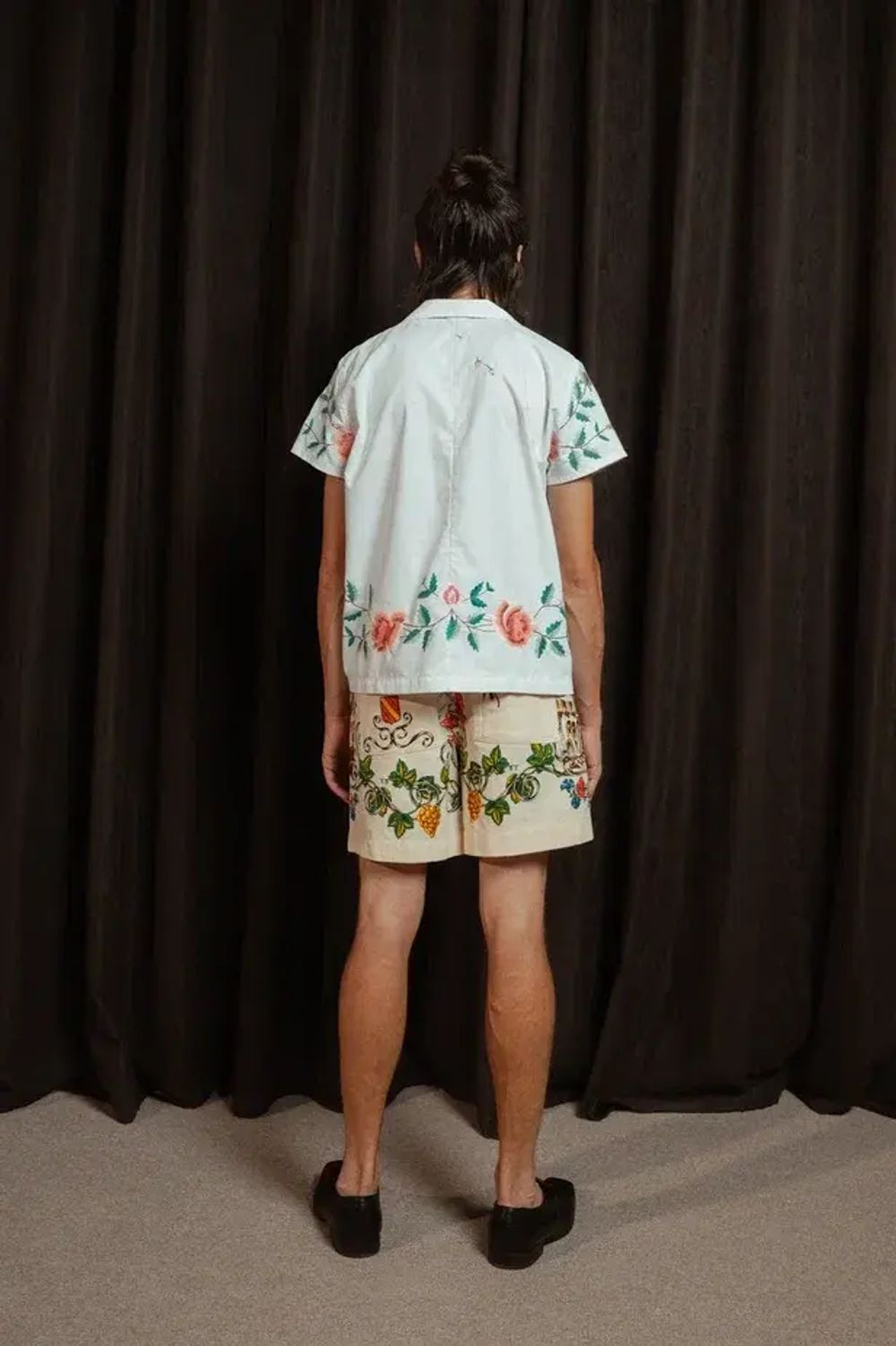 Рубашка Soeurs с Садовыми Цветами белая