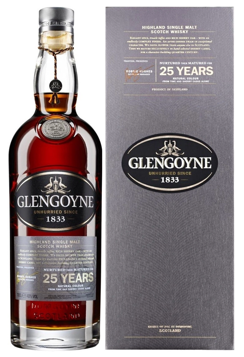 Виски Glengoyne 25 Years Old, 0.7 л.