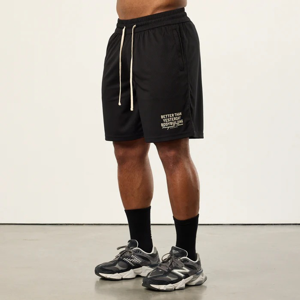 Шорты VANQUISH Bodybuilding Mesh Shorts Black