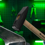 Молоток слесарный, 1500 г, квадратный боек, деревянная рукоятка// Сибртех