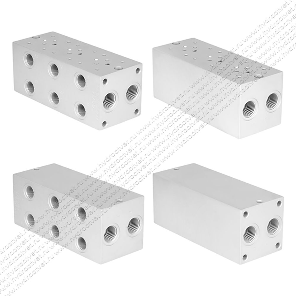 EM213/3Y - Треххместная присоединительная плита для гидравлических распределителей и клапанов NG6 (аналог DR06/30)