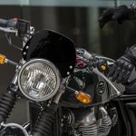 Стекло ветровое Royal Enfield, цвет - черный, арт. 1990468