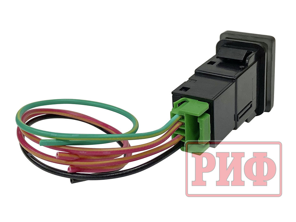 Кнопка ВКЛ/ВЫКЛ, голубой, FRONT LIGHTS TOYOTA 32x22