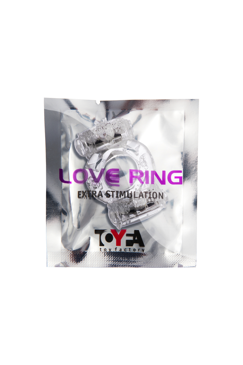 Кольцо эрекционное с двойной вибрацией прозрачное