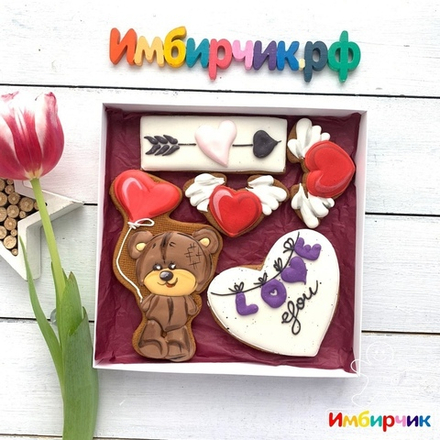 Имбирные пряники Любовь