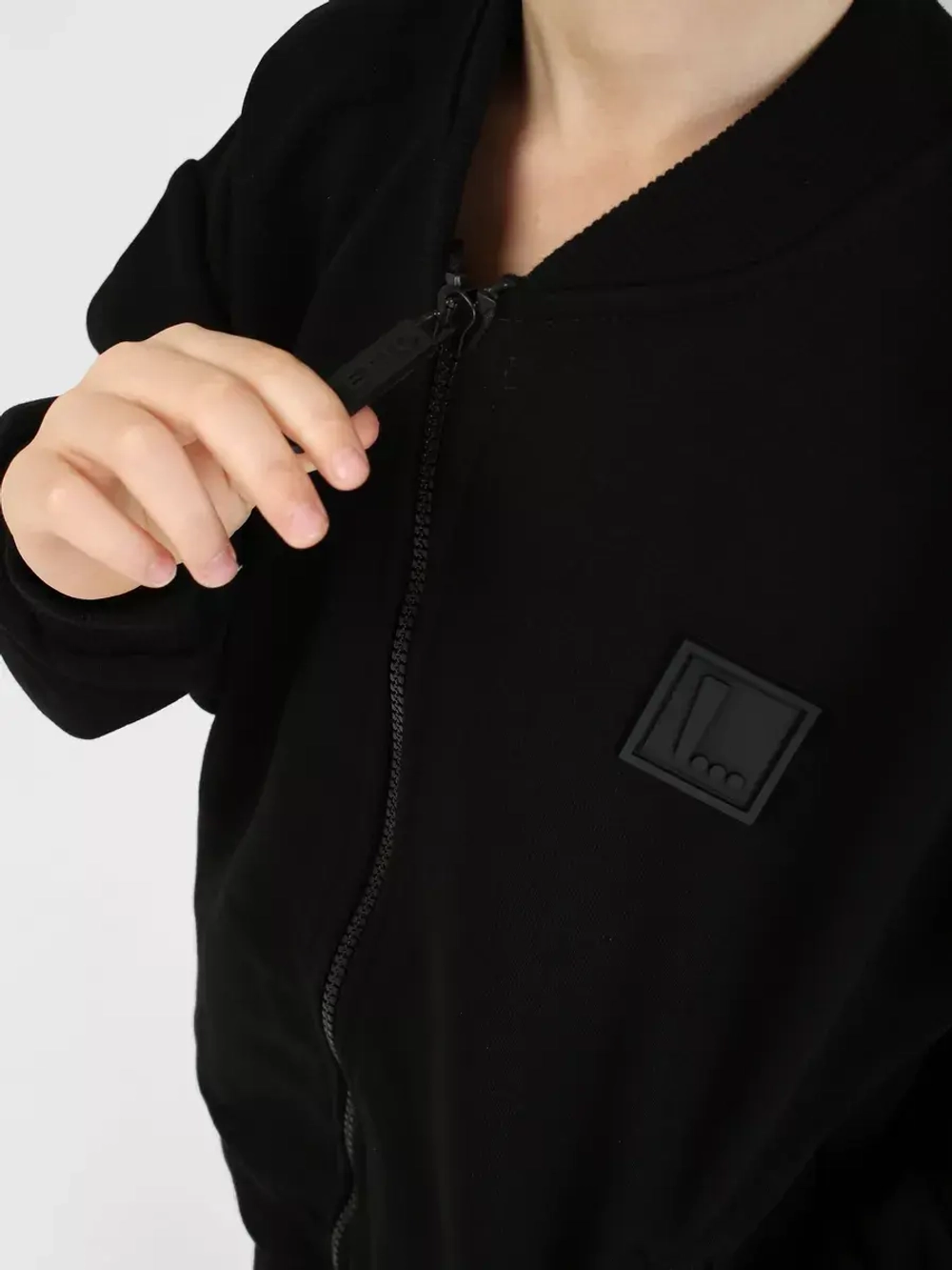 Черный спортивный костюм для мальчика в школу