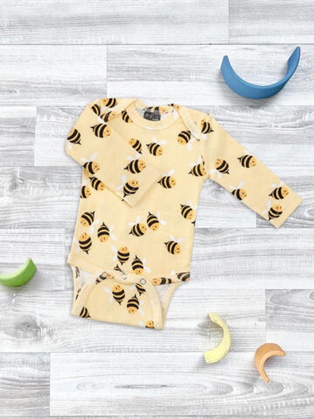 Боди Mjölk Пчёлки с длинным рукавом