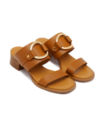 Кожаные шлепанцы See By Chlo\u00e9 - светло-коричневый(SB42082A 19003)