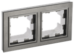 BRITE Рамка 2-местная IP44 РУ-2-БрШ-44 шампань IEK