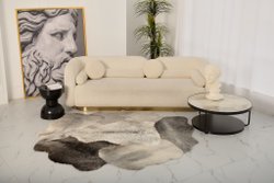 Ковер Мосси стриженный светло-серый