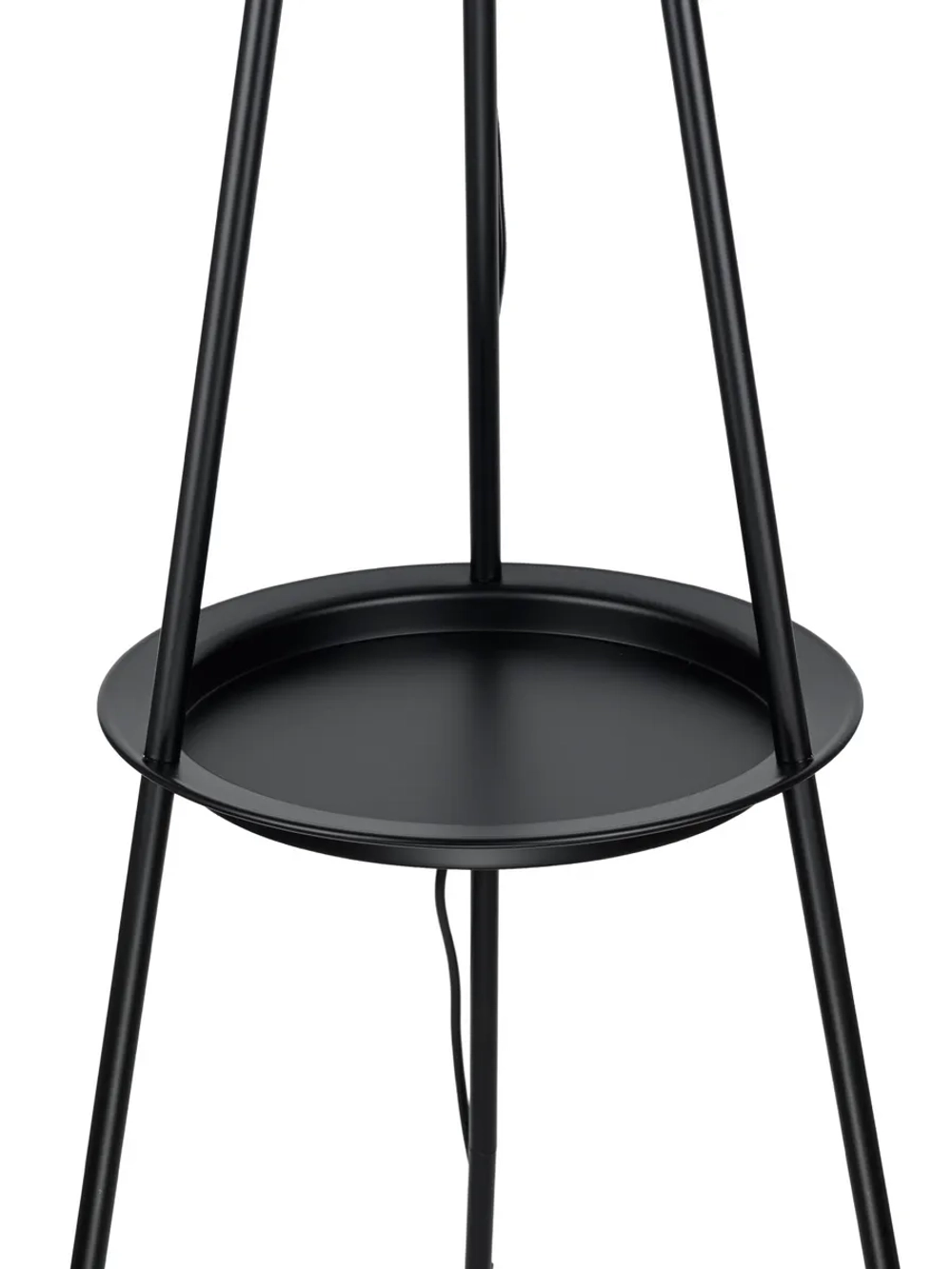 Напольный торшер с полкой