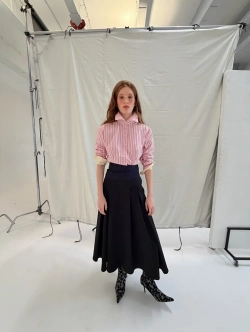 Рубашка в полоску "pink"