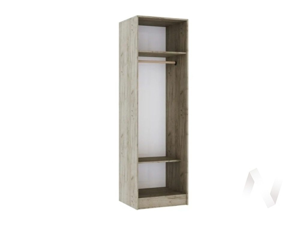 Шкаф Лофт Детская Колибри (дуб крафт серый/графит серый; камень серый)