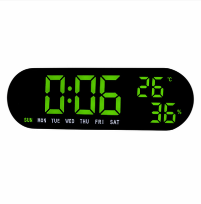 Часы-будильник VST-913Y C`/календарь,USB питание, черный корпус.