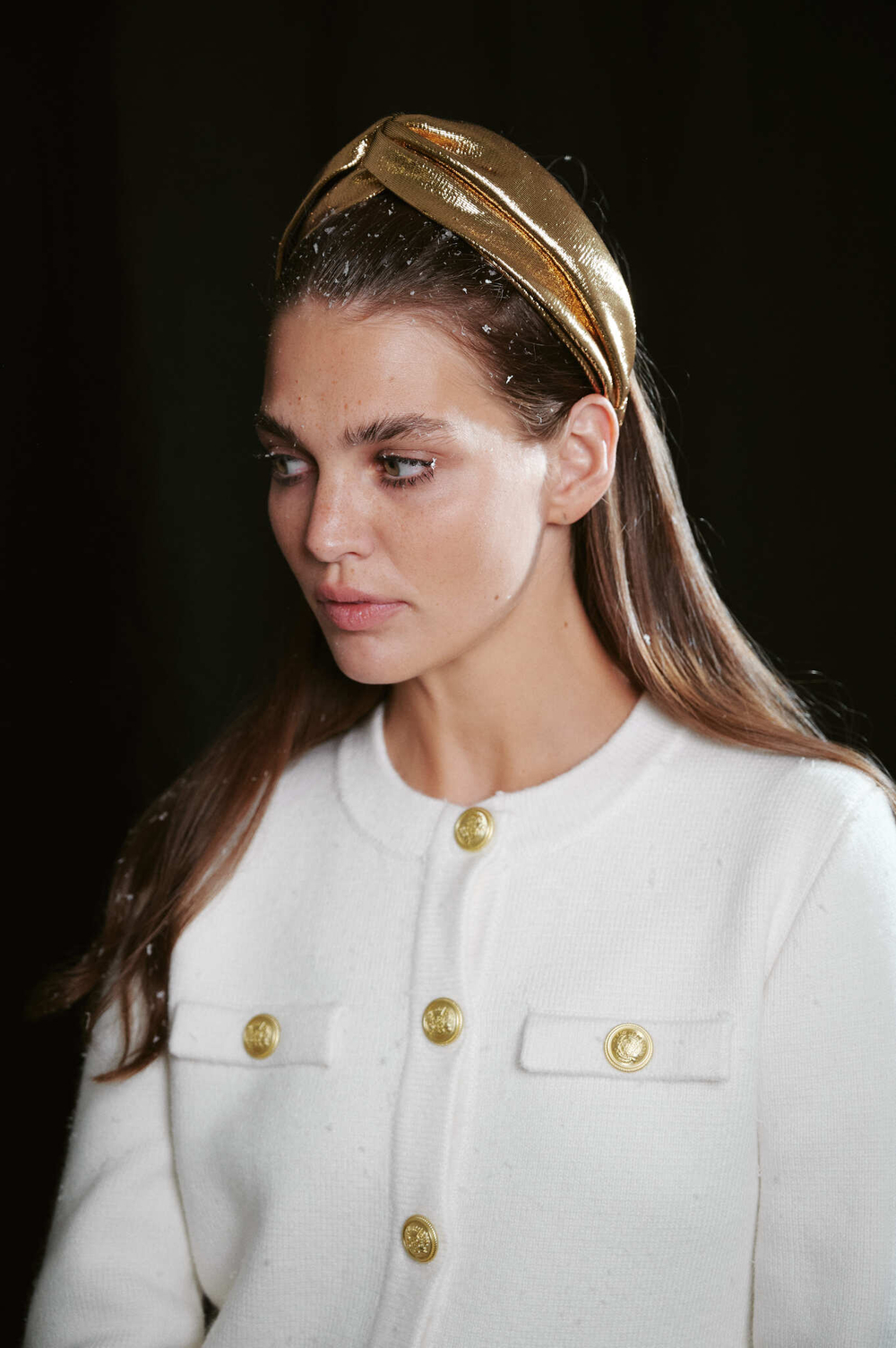 Золотой ободок узел