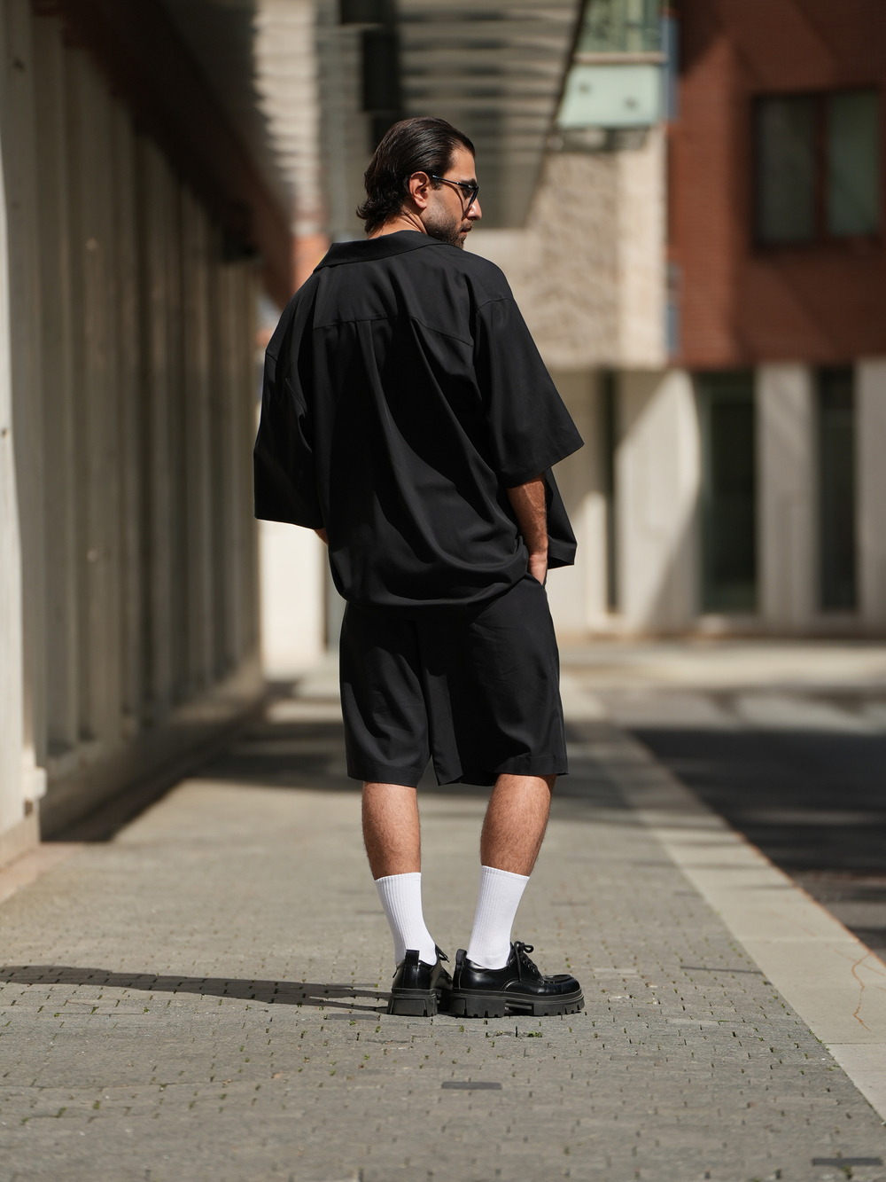 Шорты широкие | black