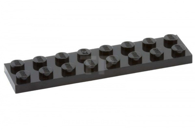 Lego 50шт Плитка 2x8 (черная) 303426