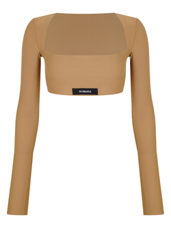 Топ укороченный из бифлекса matte