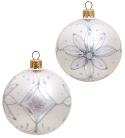 Элита НФШ-1206/2 Набор ел.украшений Шар 2шт «Рождественская звезда» 80 мм