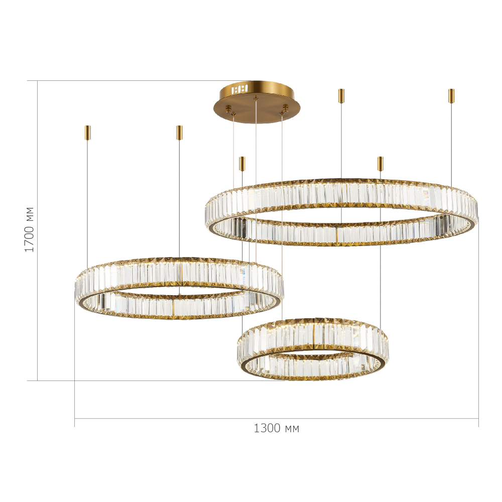 Светильник подвесной TIVOLI LED 122W 4000K