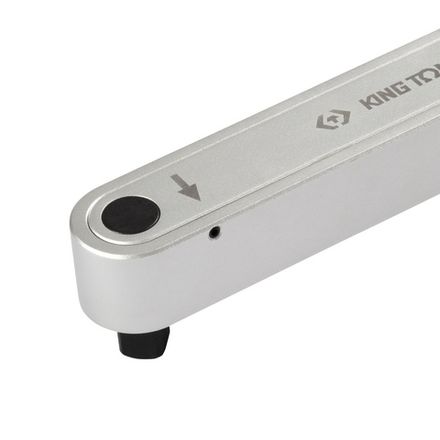 Цена на KING TONY (3445G-1FB) Динамометрический ключ серии "ALUMINIUM", 1/2", 40-200 Нм, футляр