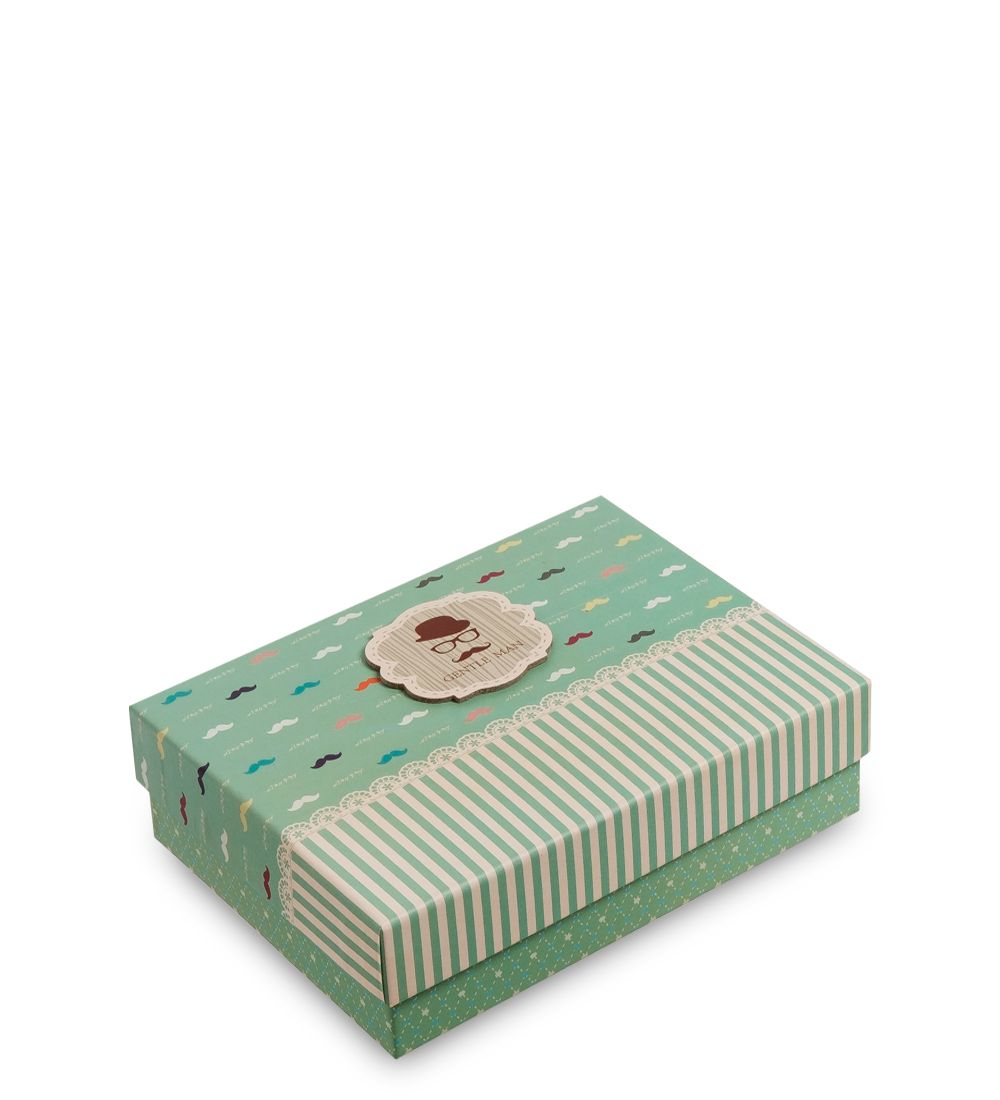 WG-05/1-B Коробка подарочная «Прямоугольник» цв.зеленый