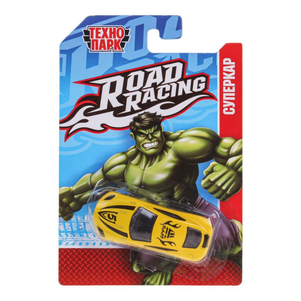 Модель ин. мет. "Road Racing Суперкар" 7см. в ассорт. блистер RR-7-2438632-PRE-R (Технопарк)