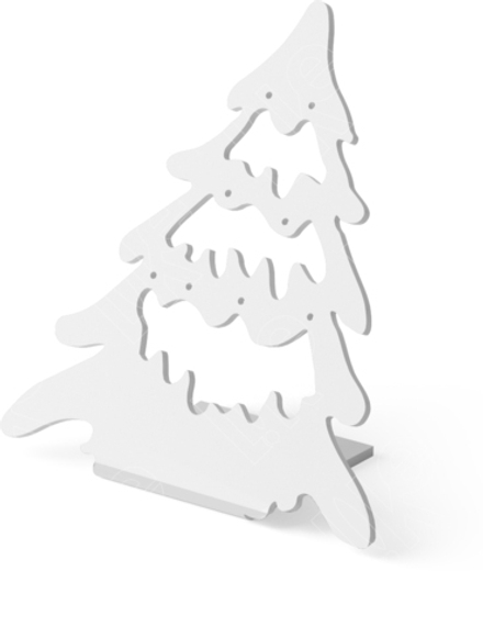 Подставка акриловая для серег/подвесок/ёлочка/отверстия/120*55*130 мм.