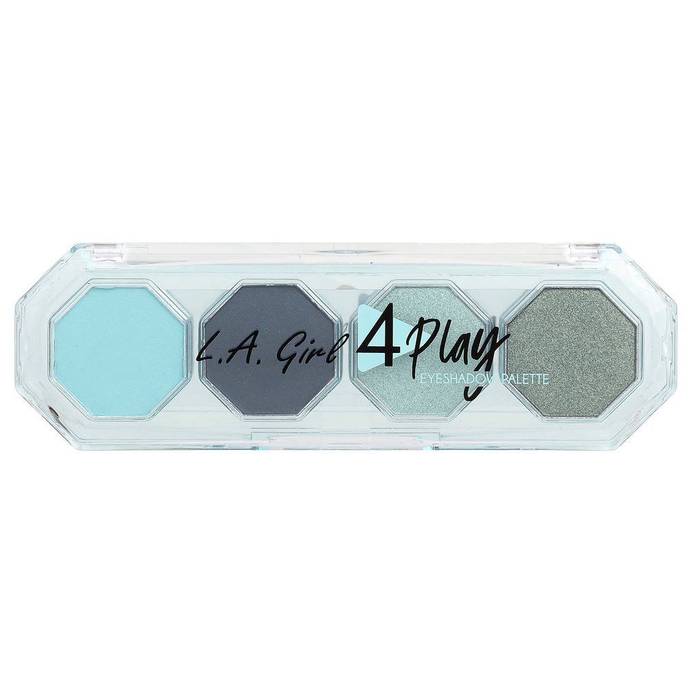 L.A. Girl, 4 Play, палитра теней для век, GES231 All Nighter, 3,2 г (0,11 унции)