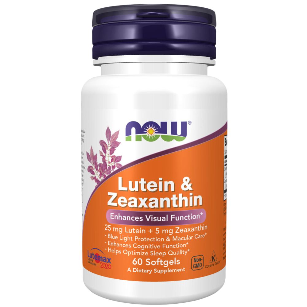 Now Foods Lutein & Zeaxanthin 60 softgels , Лютеин и Зеаксантин