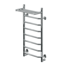 Полотенцесушитель электрический с/т Comfysan Scola EC-8 80/40 с полкой, хром