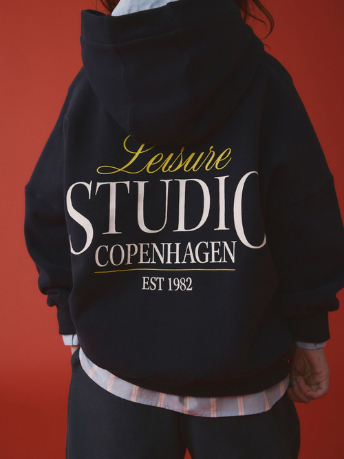 Толстовка с капюшоном для девочки Next E61-672, Темно-синий