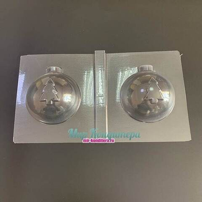 Форма для шоколада "Новогодние шары №12"