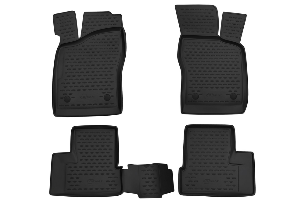 Коврики в салон для DAEWOO Nexia (Ir), 2008-2016, 4 шт. (Повышенная устойчивость, повышенная износостойкость) FORMAT.11.09.210K