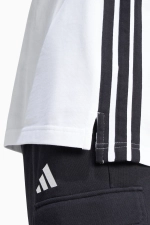 Футболка adidas Essentials Pique 3-Stripes Polo - белый