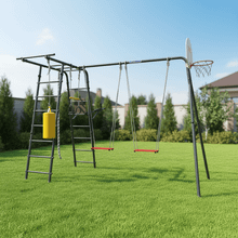 ROMANA Спорт Плюс 2 (антрацит) (с цепными качелями)