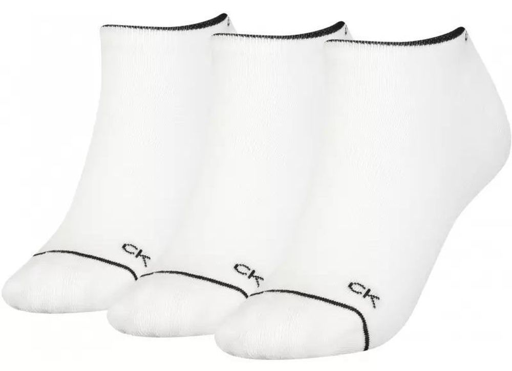 Теннисные носки Calvin Klein Sneaker Athleisure 3P - white