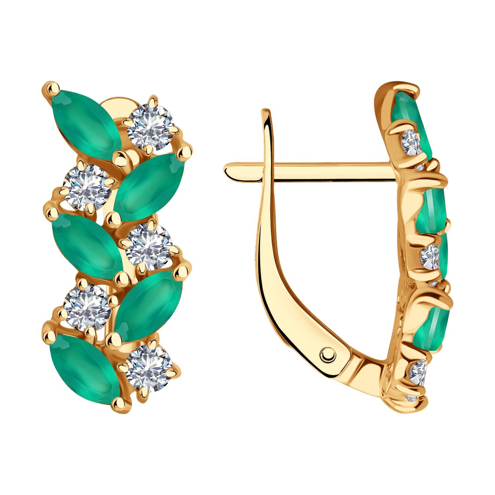 Серьги из золота 585 пробы