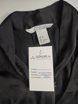 Блузка H&M черная 44 размер